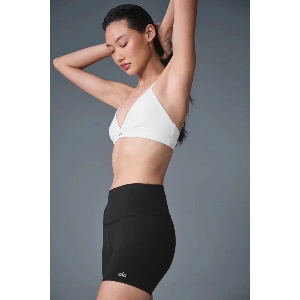 Alo Yoga Splendor Bra White/Black XS
